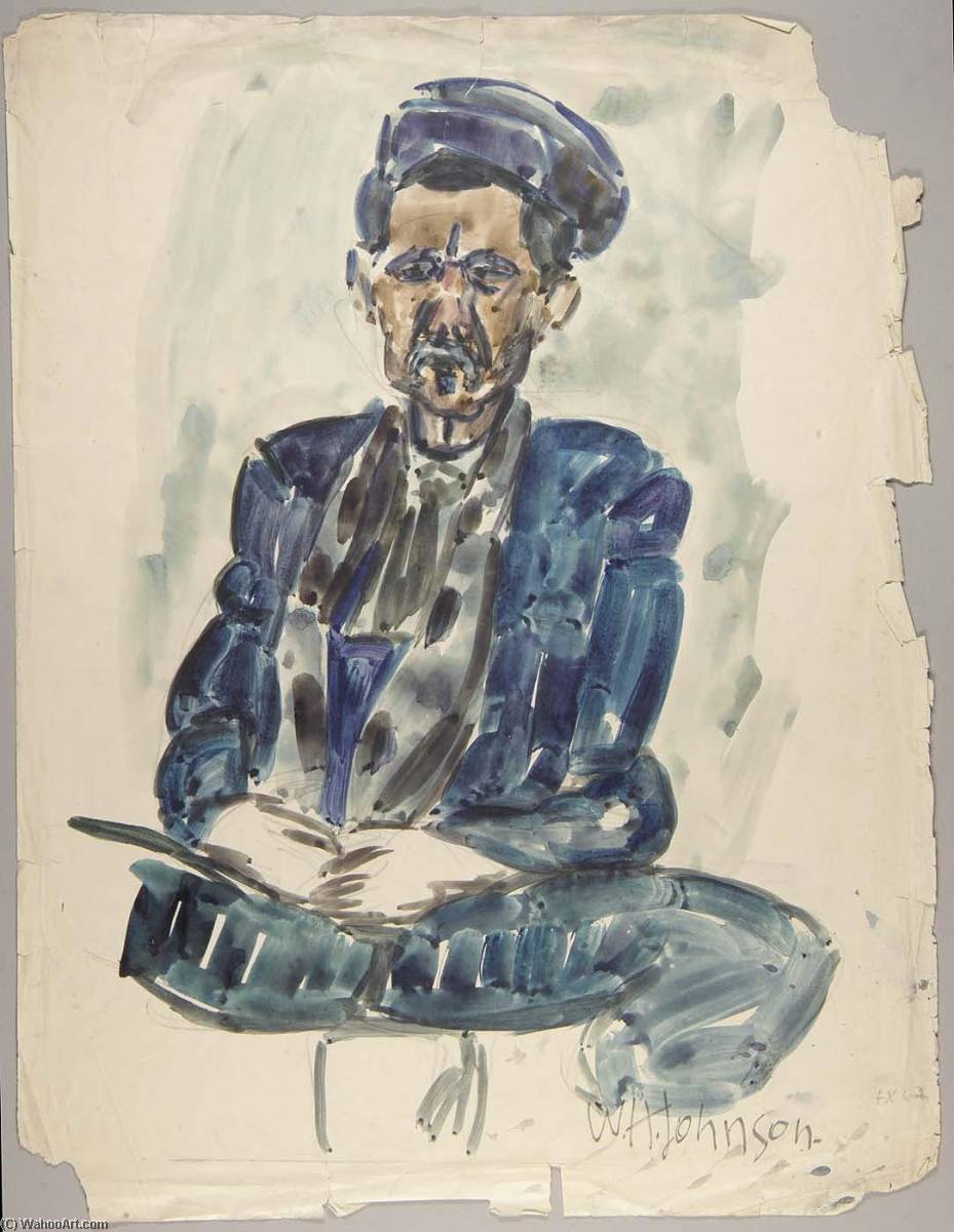 Portrait Of A North African Man — William H. Johnson