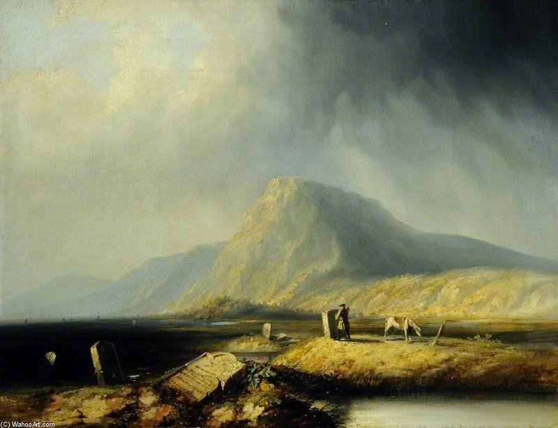 Old Mortality Recutting The Tomb Stones Of The Covenanters — Horatio Mcculloch