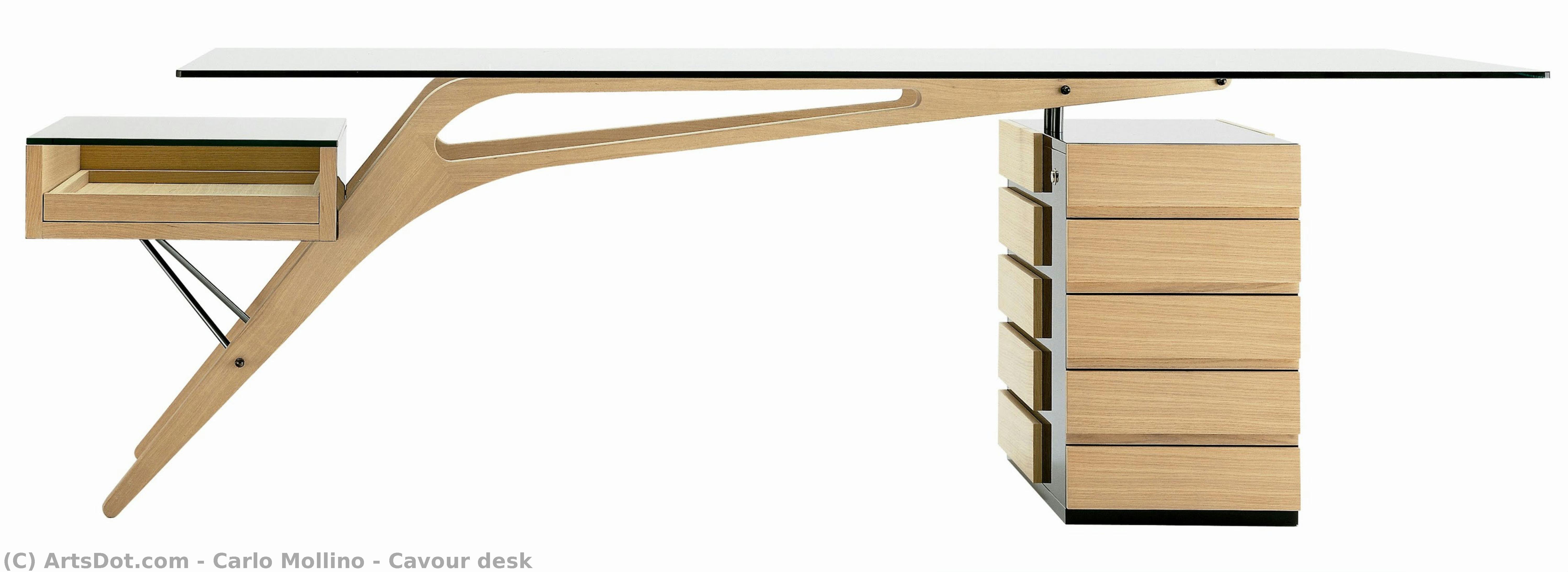 Cavour Desk — Carlo Mollino