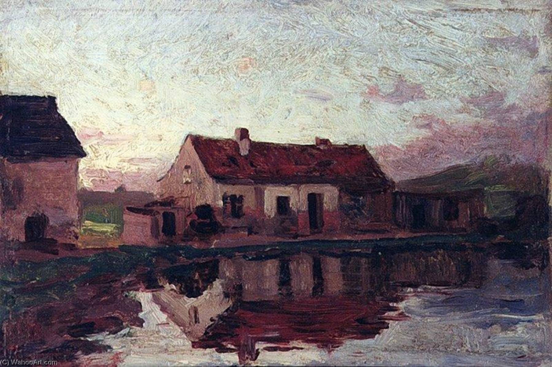 House In Franzensbad — Alexei Petrowitsch Bogoljubow