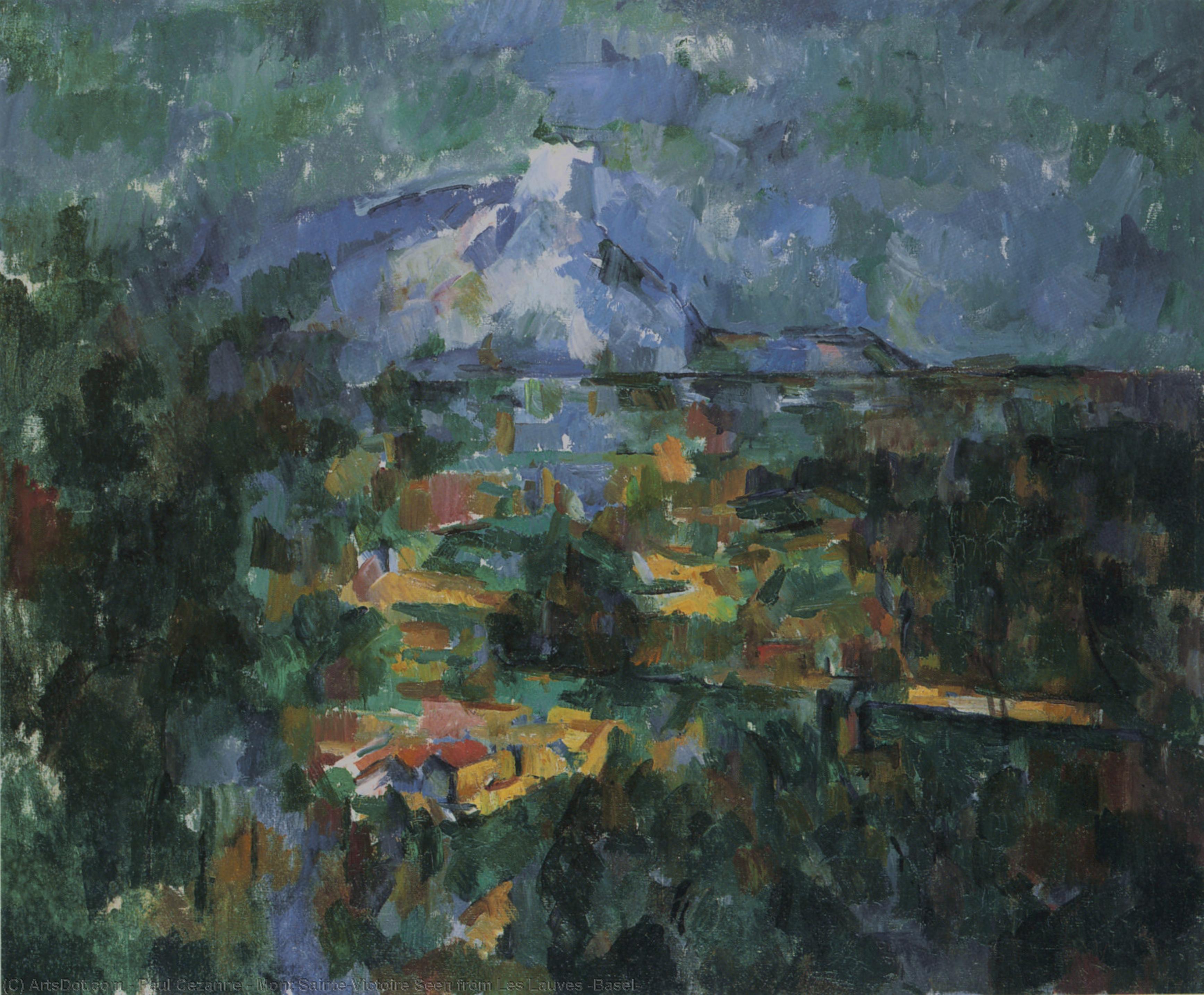 Mont Sainte-victoire Seen From Les Lauves (basel) — Paul Cézanne