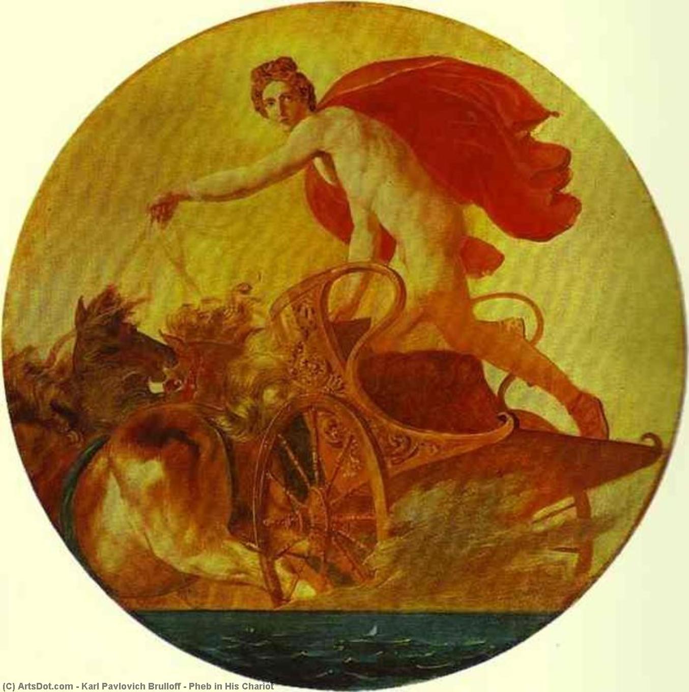 Pheb In His Chariot — Karl Pavlovich Brulloff