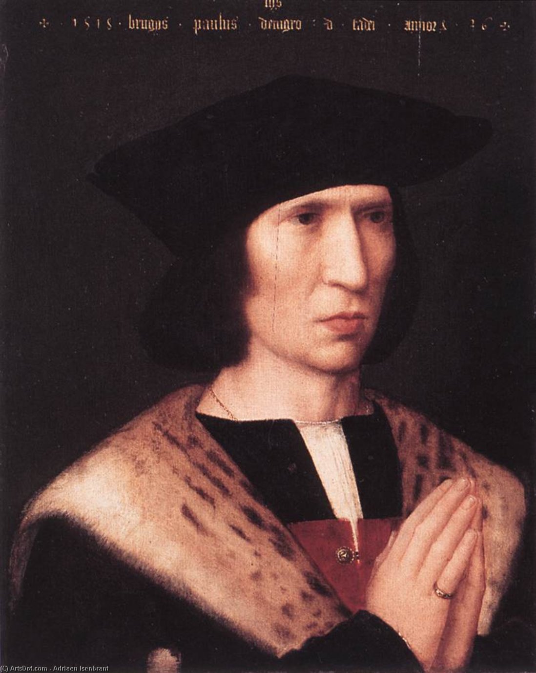 Portrait Of Paulus De Nigro — Adriaen Isenbrant