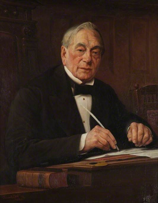 Alderman Joseph Wood (d.1887), Mayor Of Worcester (1860) — Josiah Rushton