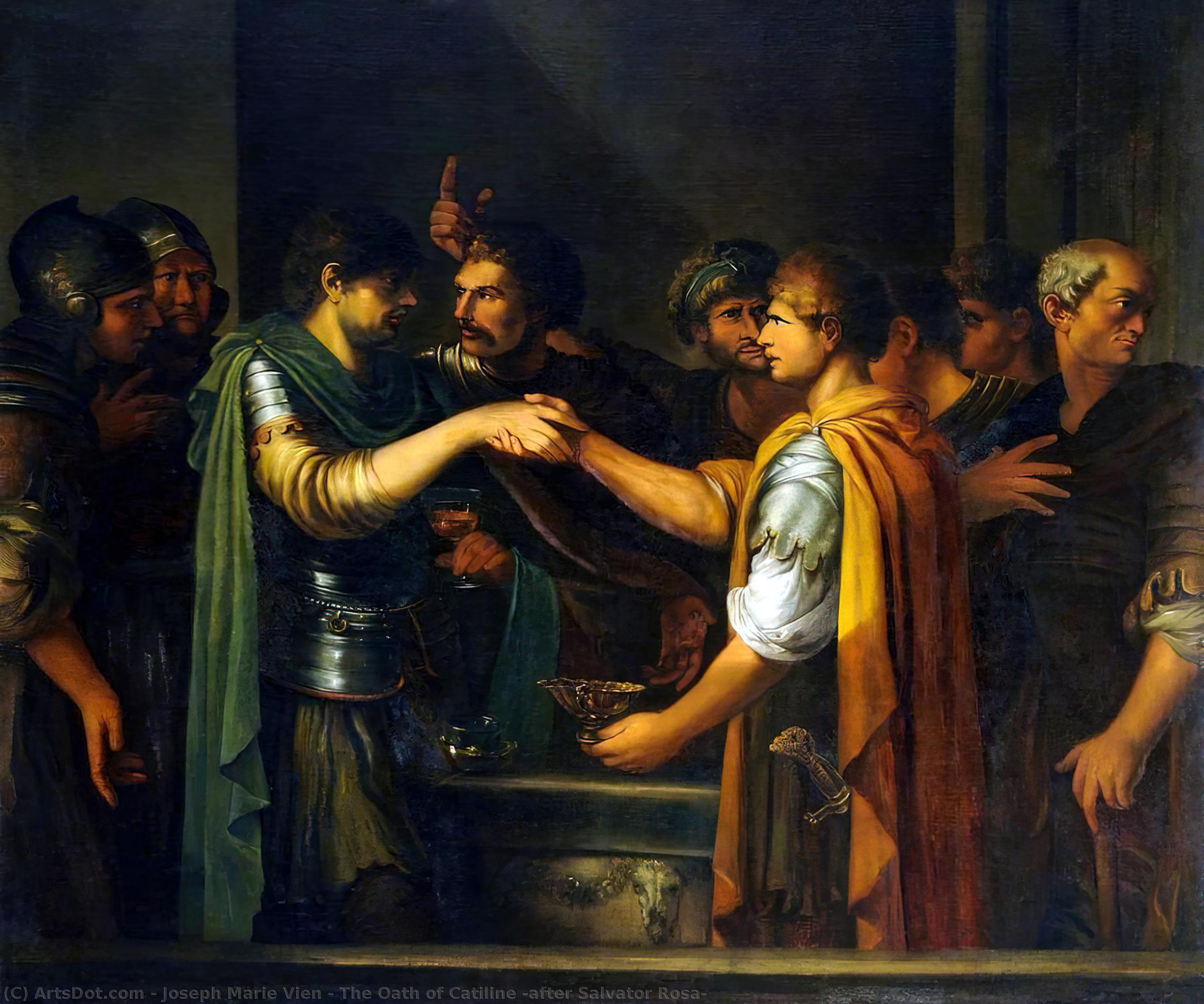 The Oath Of Catiline (after Salvator Rosa) — Žozef Mari Jan