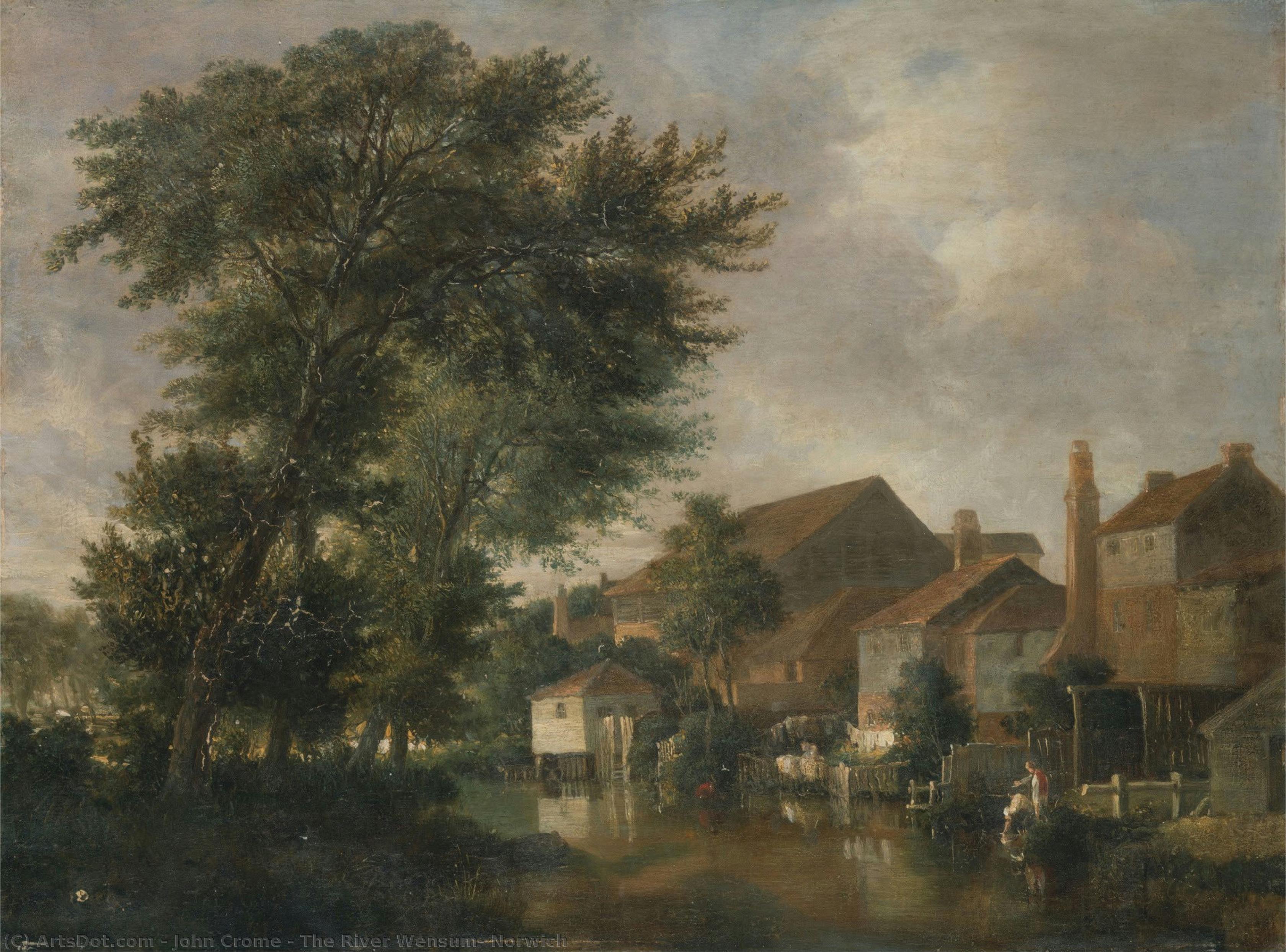 The River Wensum, Norwich — John Crome