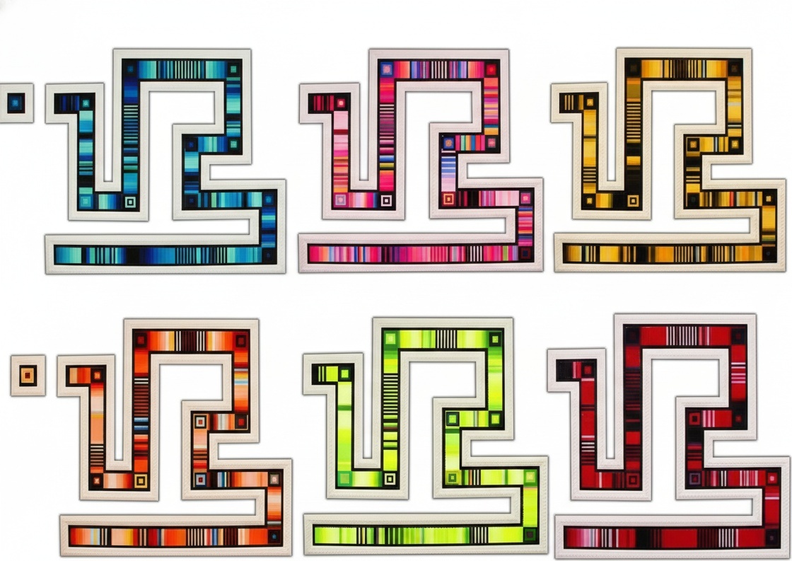 Chromatic Labyrinths: A Monumental Study Of Algorithmic Precision And Geometric Harmony — Élise Muller