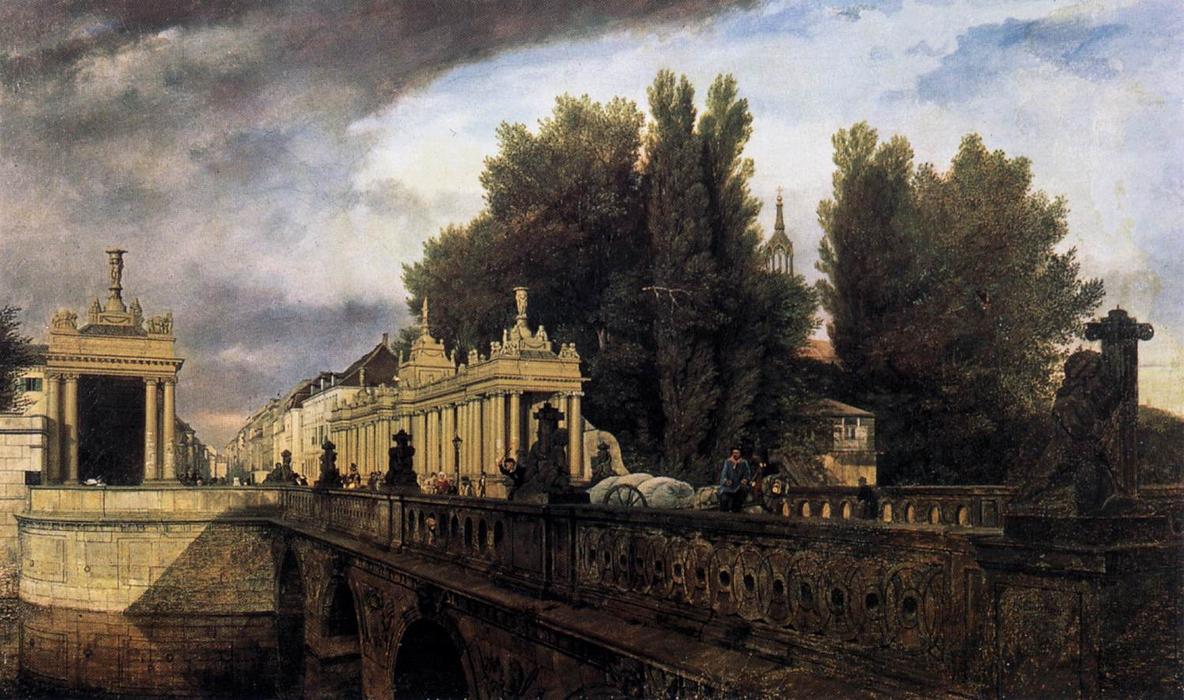 Königsbrücke And Königskolonnade — Johan Filip Eduard Gerner
