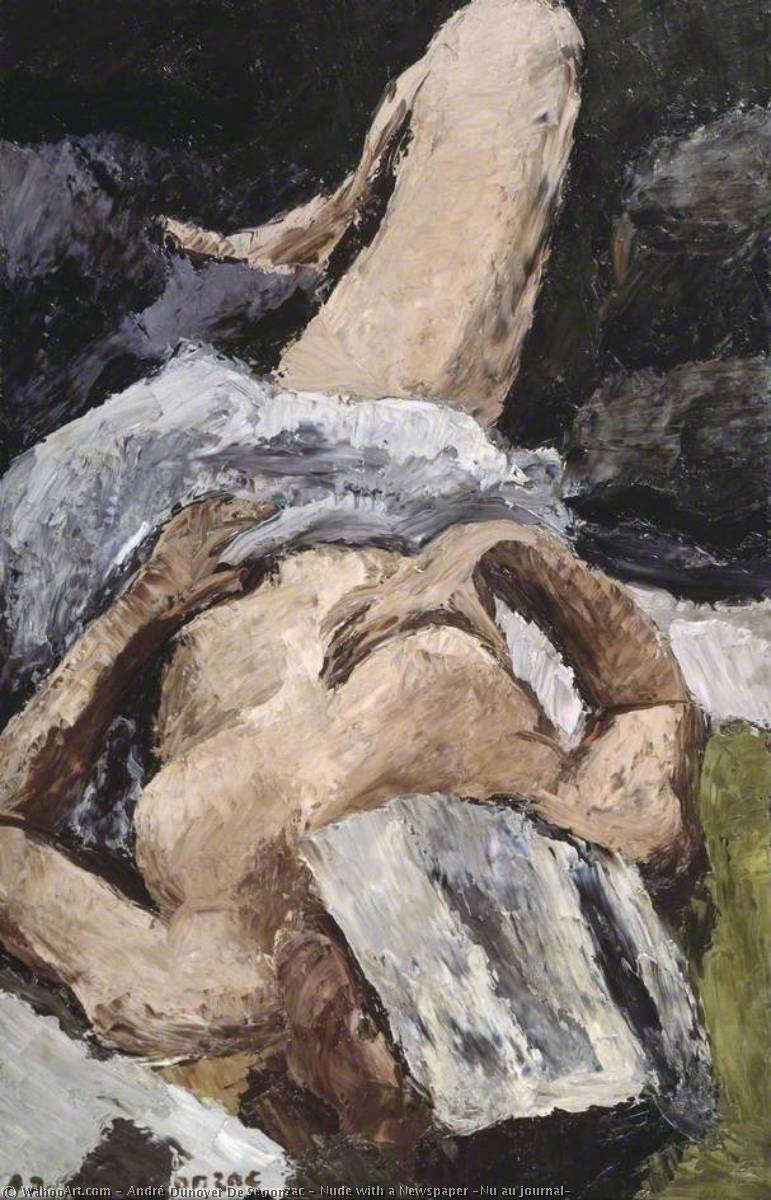 Nude With A Newspaper (nu Au Journal) — André Dunoyer De Segonzac
