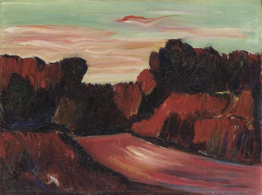Dune Road - Sundown October — Marsden Hartli