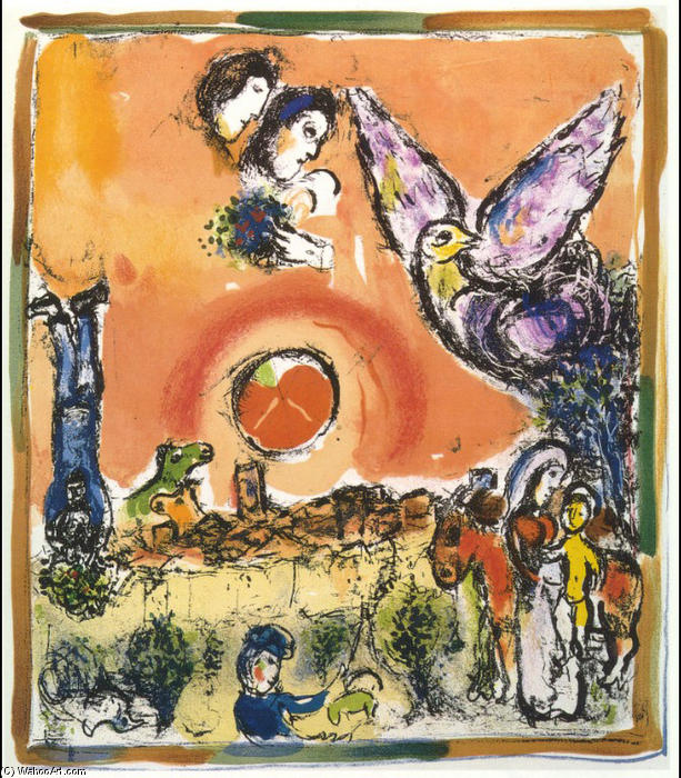 Sonnenaufgang Über Saint-paul De Vence — Marc Chagall