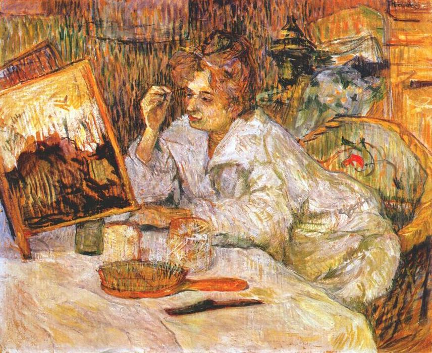 Woman At Her Toilette — Enri Tuluz Lotrek