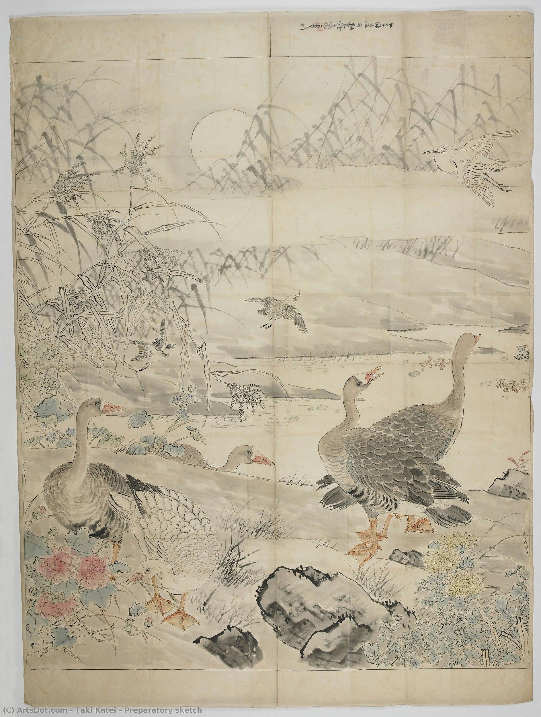 Preparatory Sketch — Taki Katei
