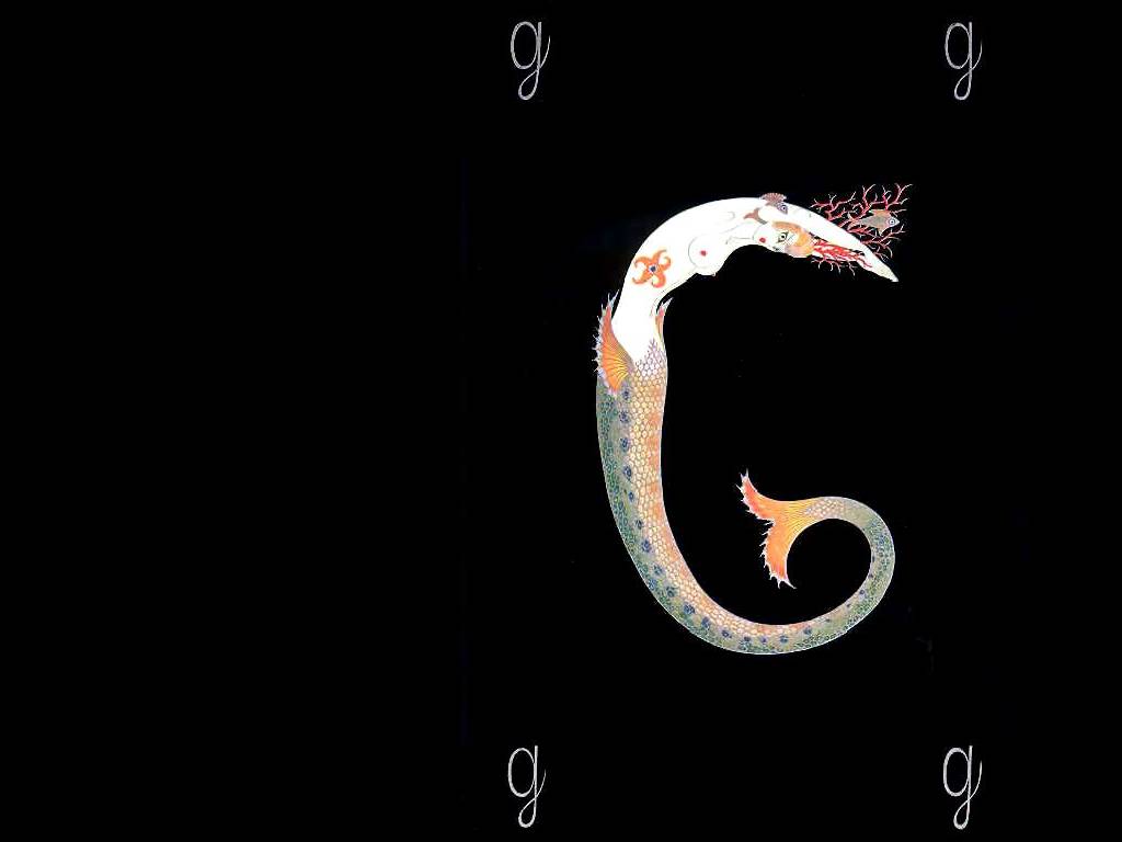 Alphabet G — Erté