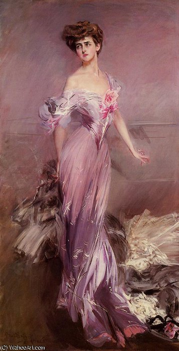 Portrait Of Mrs Howard Johnston Dolly Baird Of Bunbarton — Giovanni Boldini