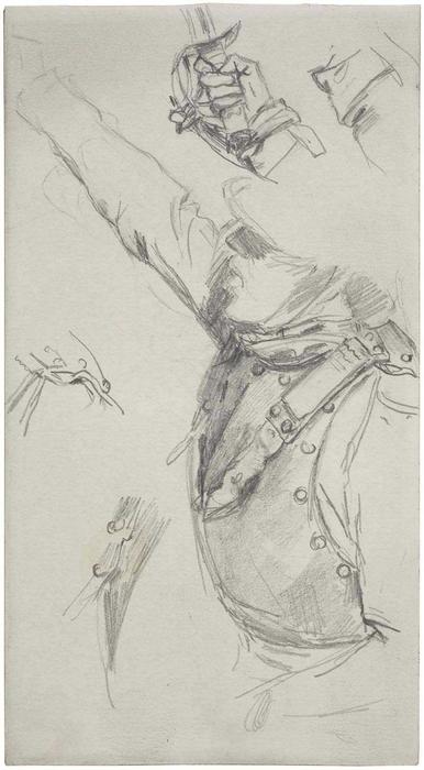 Sketch Of A Soldier — Jean-louis Ernest Meissonier