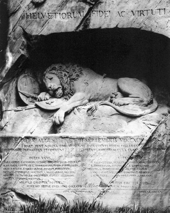 The Lion Of Lucerne — Albert Bertel Thorvaldsen
