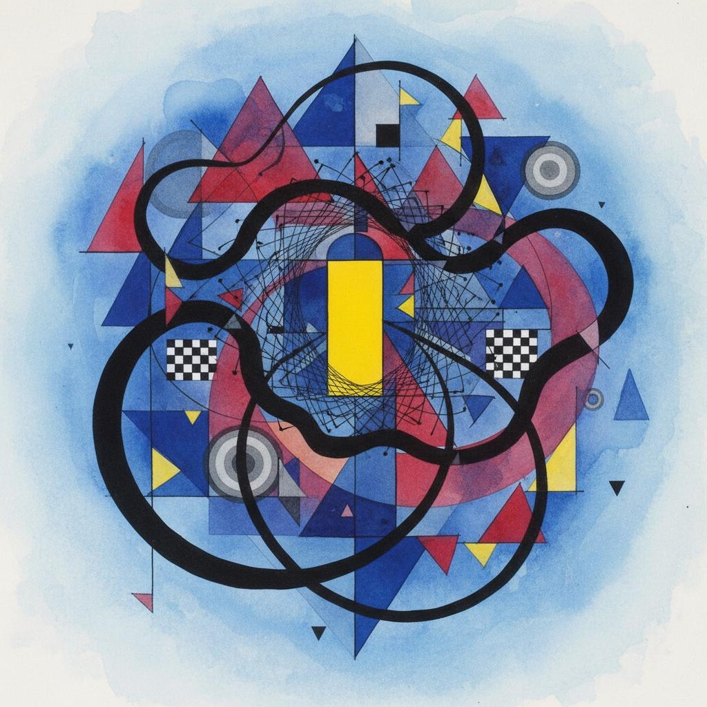 Chromatic Resonance: A Celestial Symphony In Geometry — Marc Duvallier