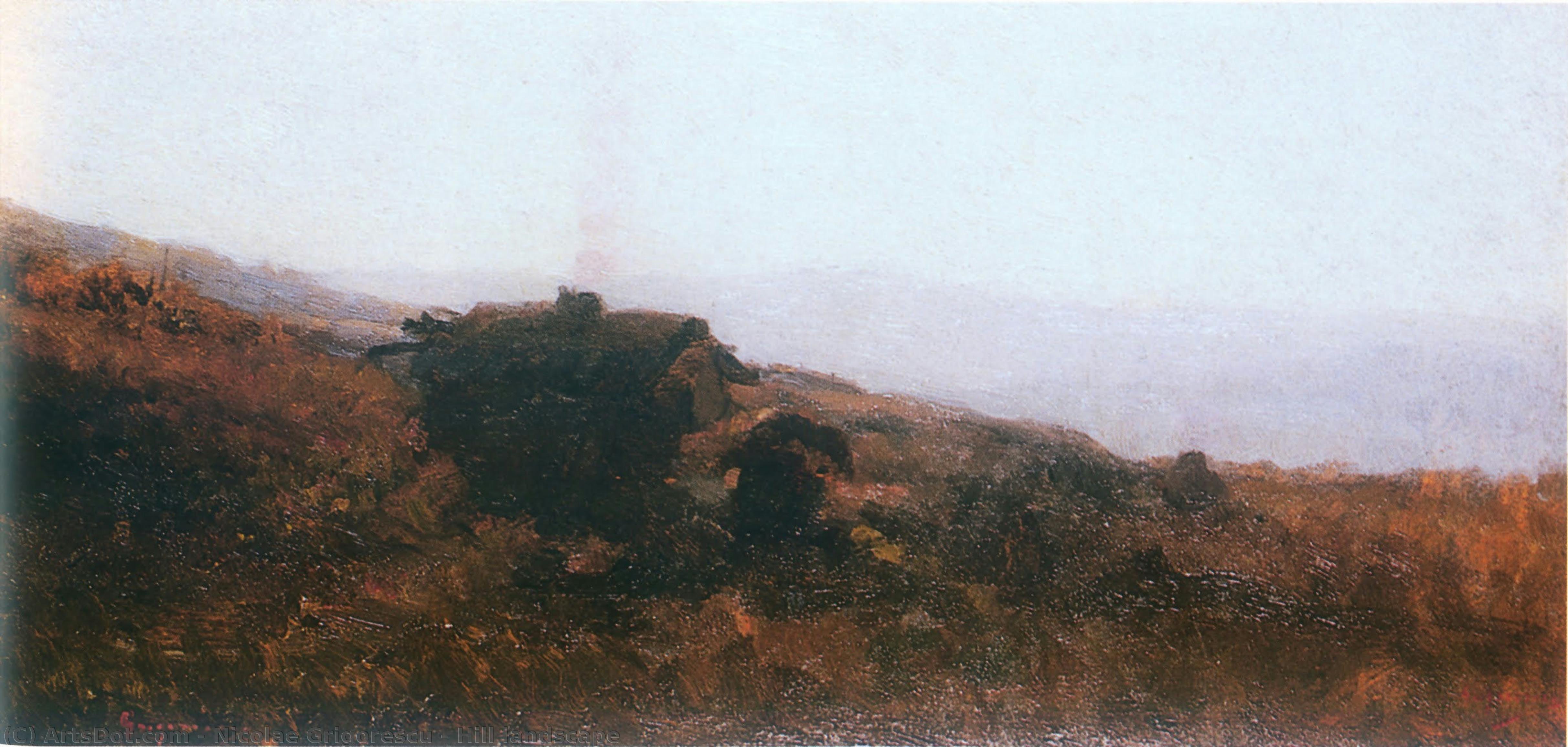 Hill Landscape — Nicolae Grigorescu