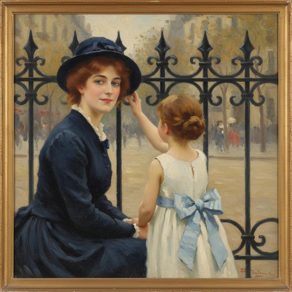 Elegance In Shadow: The Wrought Iron Promenade — Marc Duvallier