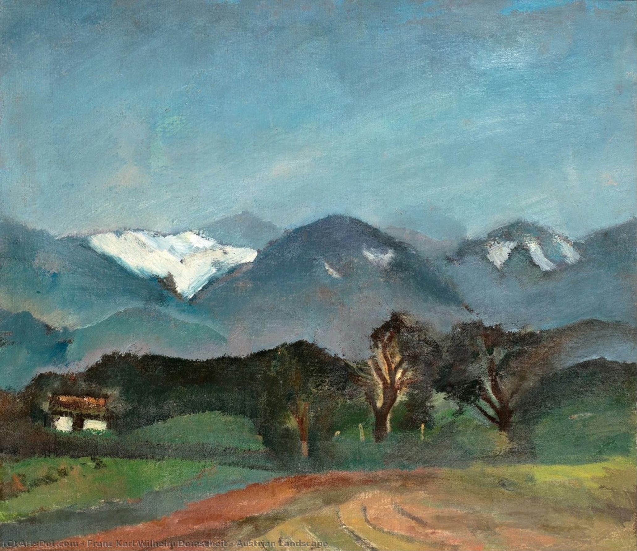 Austrian Landscape — Franz Karl Wilhelm Domscheit