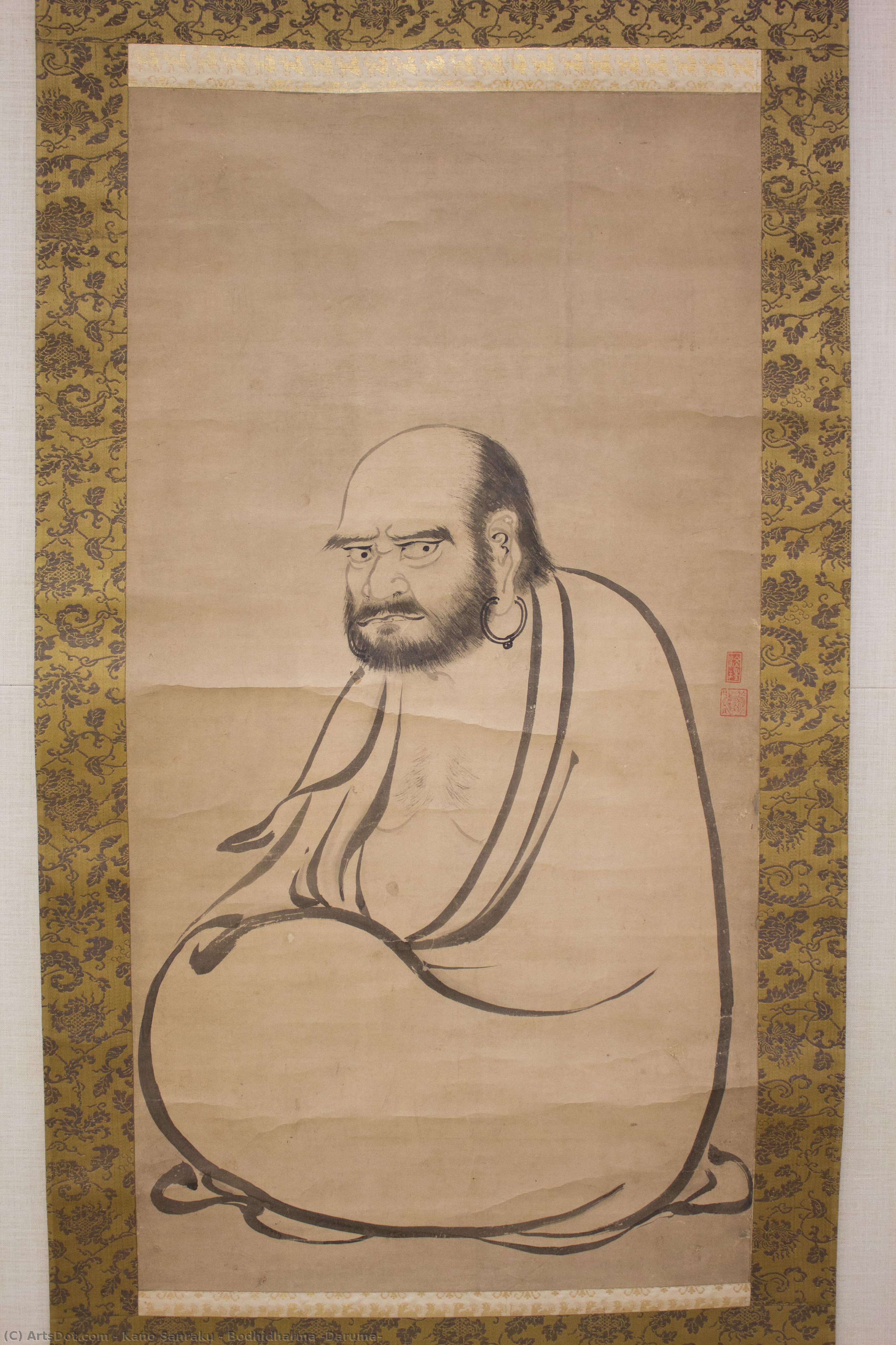 Bodhidharma (daruma) — Kimura Heizō, Shūri, Mitsuyori