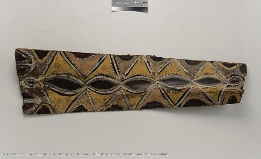 Painting From A Ceremonial House Ceiling — Yinongwut, Sunggwei Wanyi