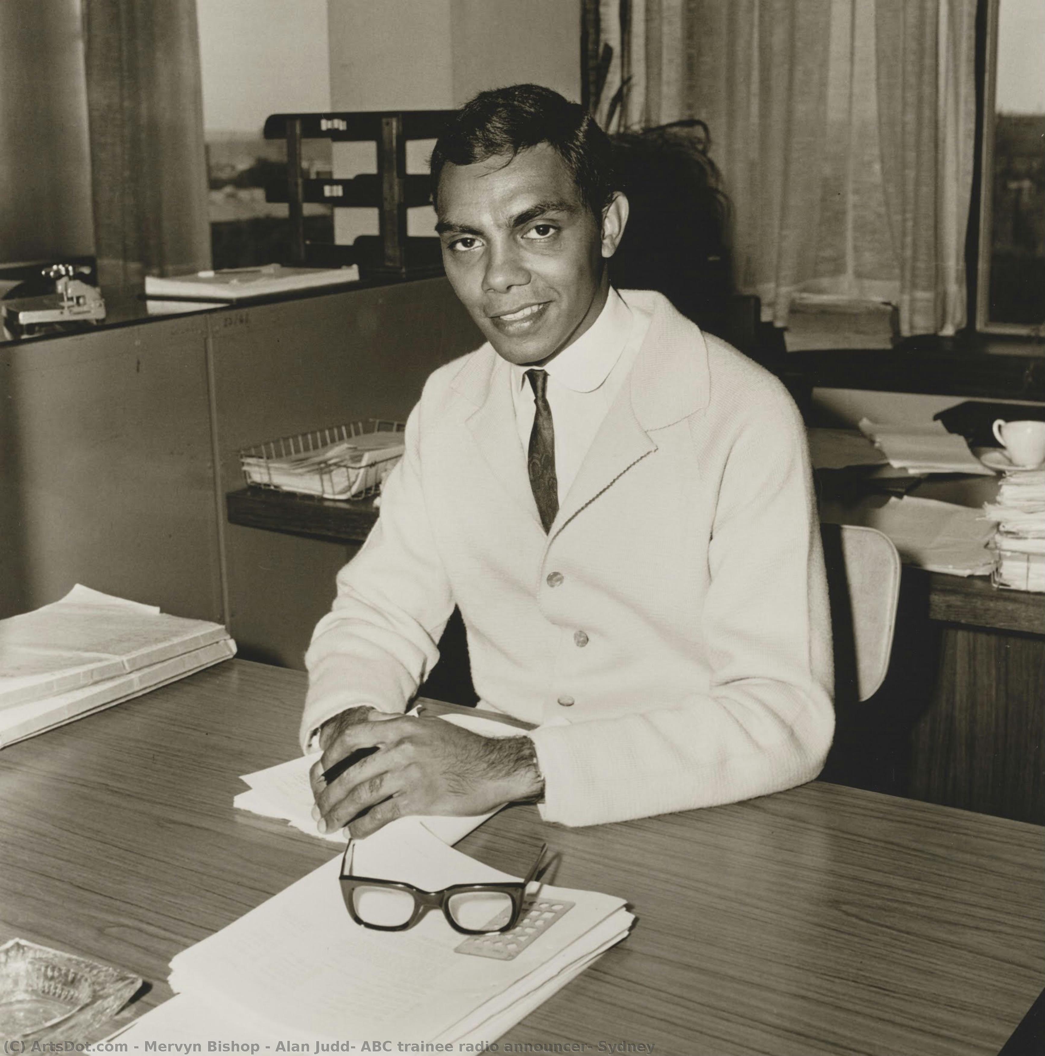 Alan Judd, Abc Trainee Radio Announcer, Sydney — Mervyn Bishop