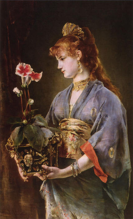 Portrait Of A Woman — Alfred Stevens