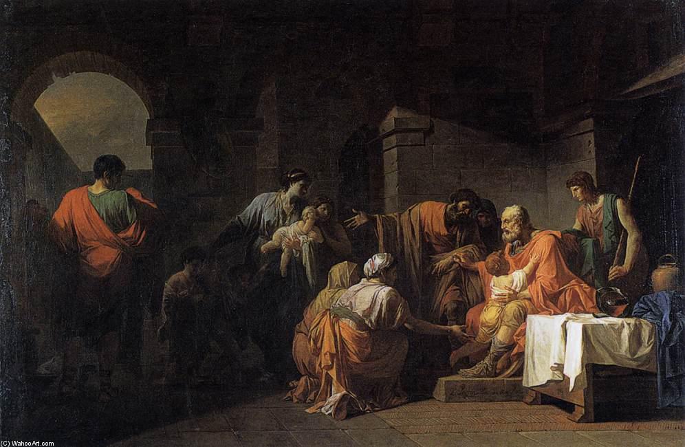 Belisarius Receiving Hospitality From A Peasant Who Had Served Under Him — Jean-françois Pierre Peyron