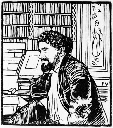 Portrait Of French Writer Octave Uzanne — Félix Vallotton
