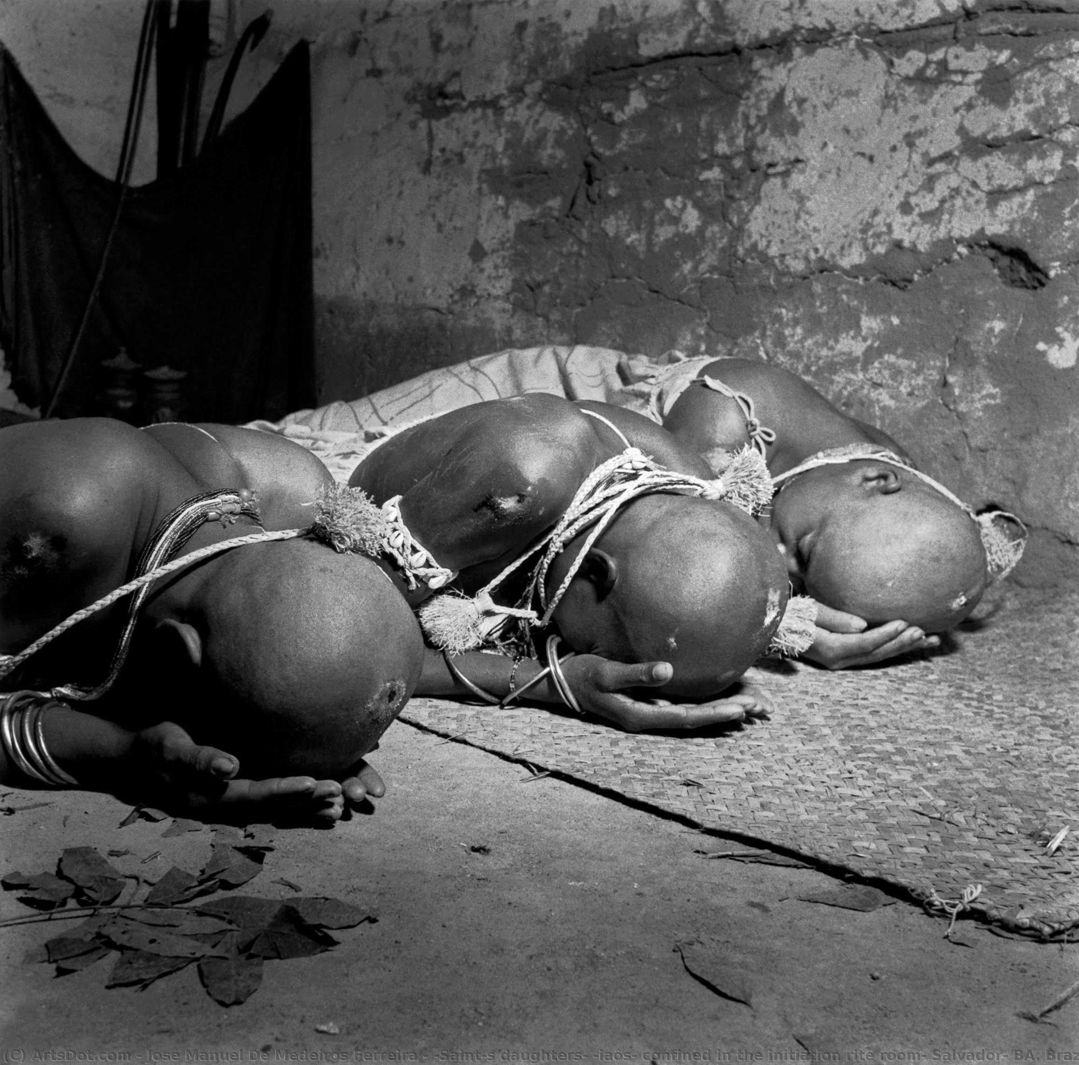 “saint’s Daughters” (iaôs) Confined In The Initiation Rite Room, Salvador, Ba. Brazil — José Manuel De Medeiros Ferreira