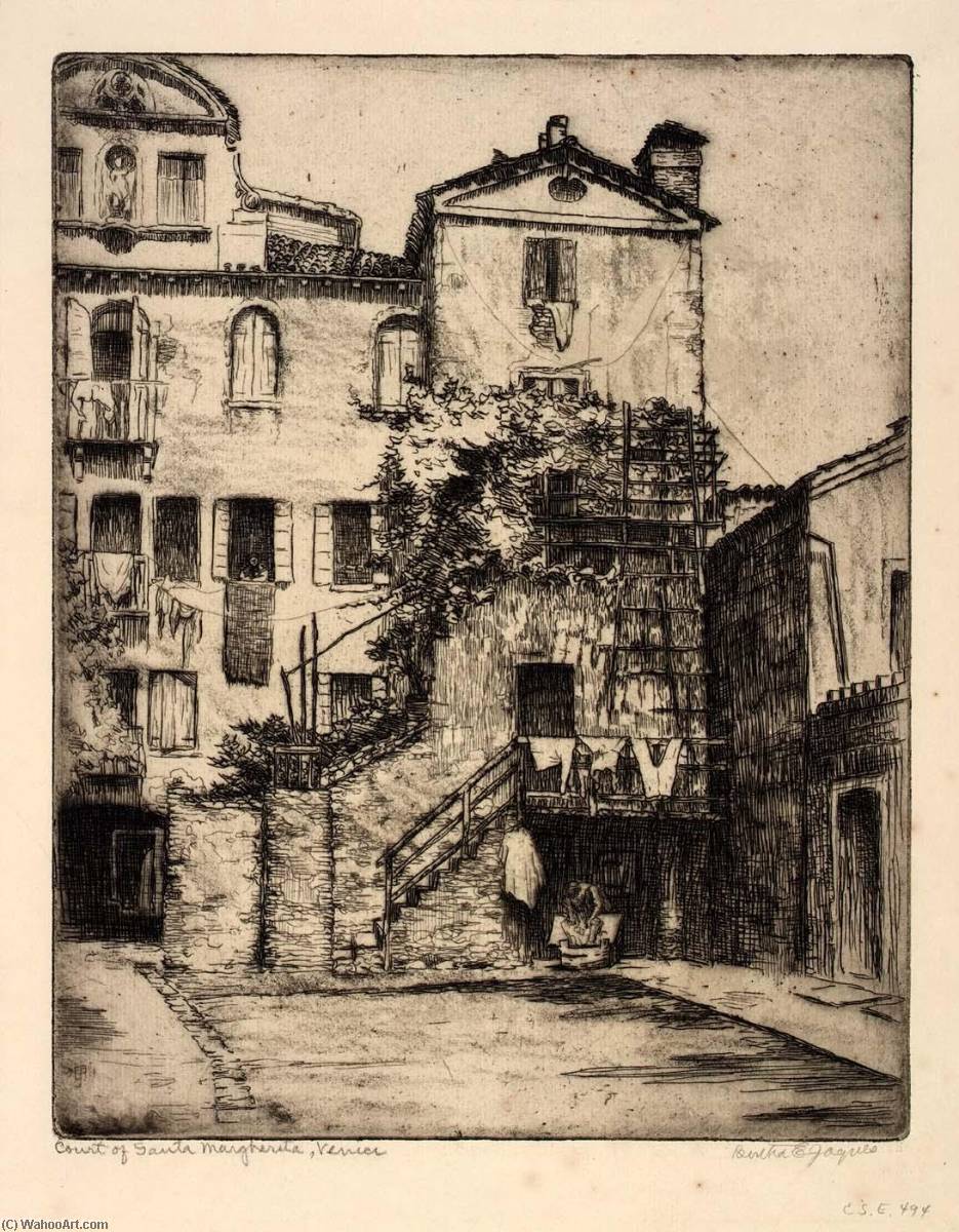 Court Of Santa Margherita, Venice — Bertha Evelyn Jaques