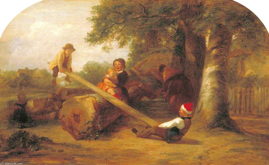 The See-saw — Томас Джордж Уэбстер