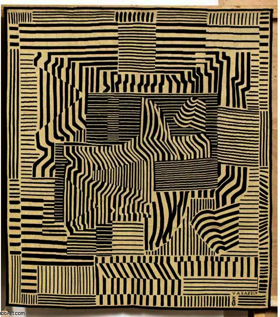 Zirza, A Tapestry Designed By Victor Vasarely For Tabard, Aubusson — Victor Vasarely