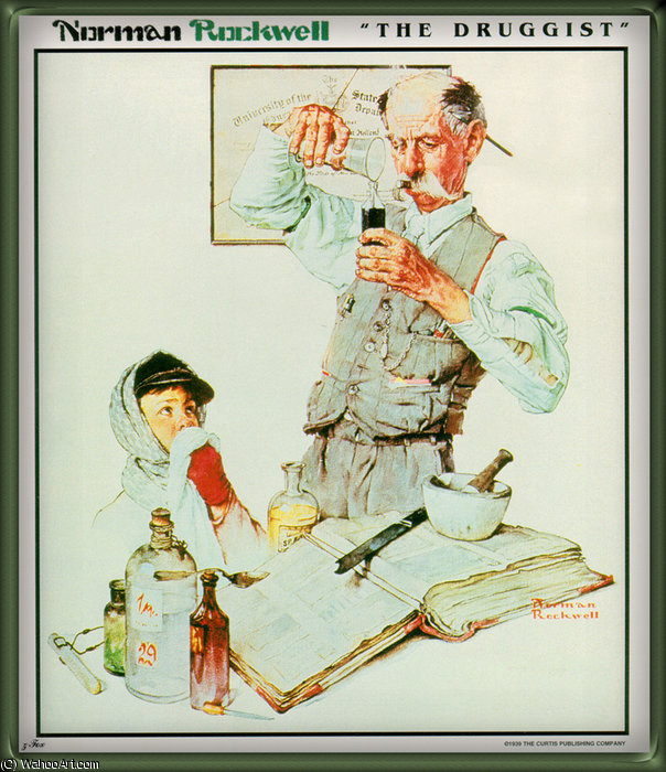 The Drugist — Norman Rockwell