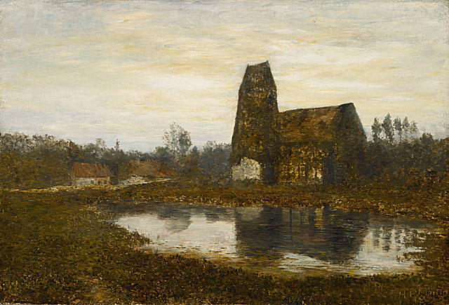 Criqueboeuf Church, Normandy — Homer Dodge Martin
