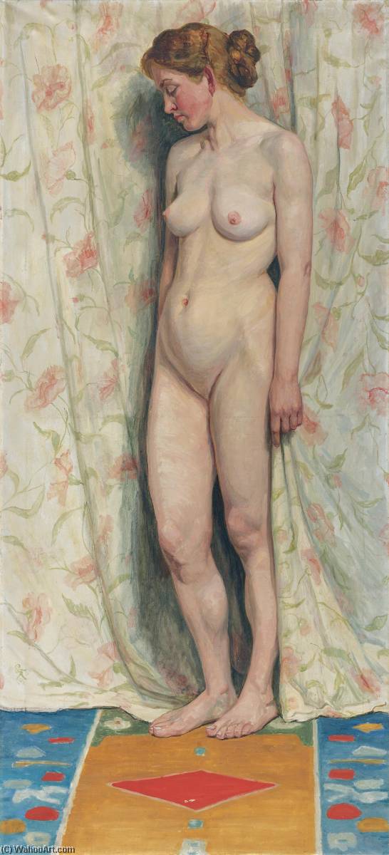 Stehender Weiblicher Akt, 1904 Standing Female Nude , 1904 — Sigismund Righini