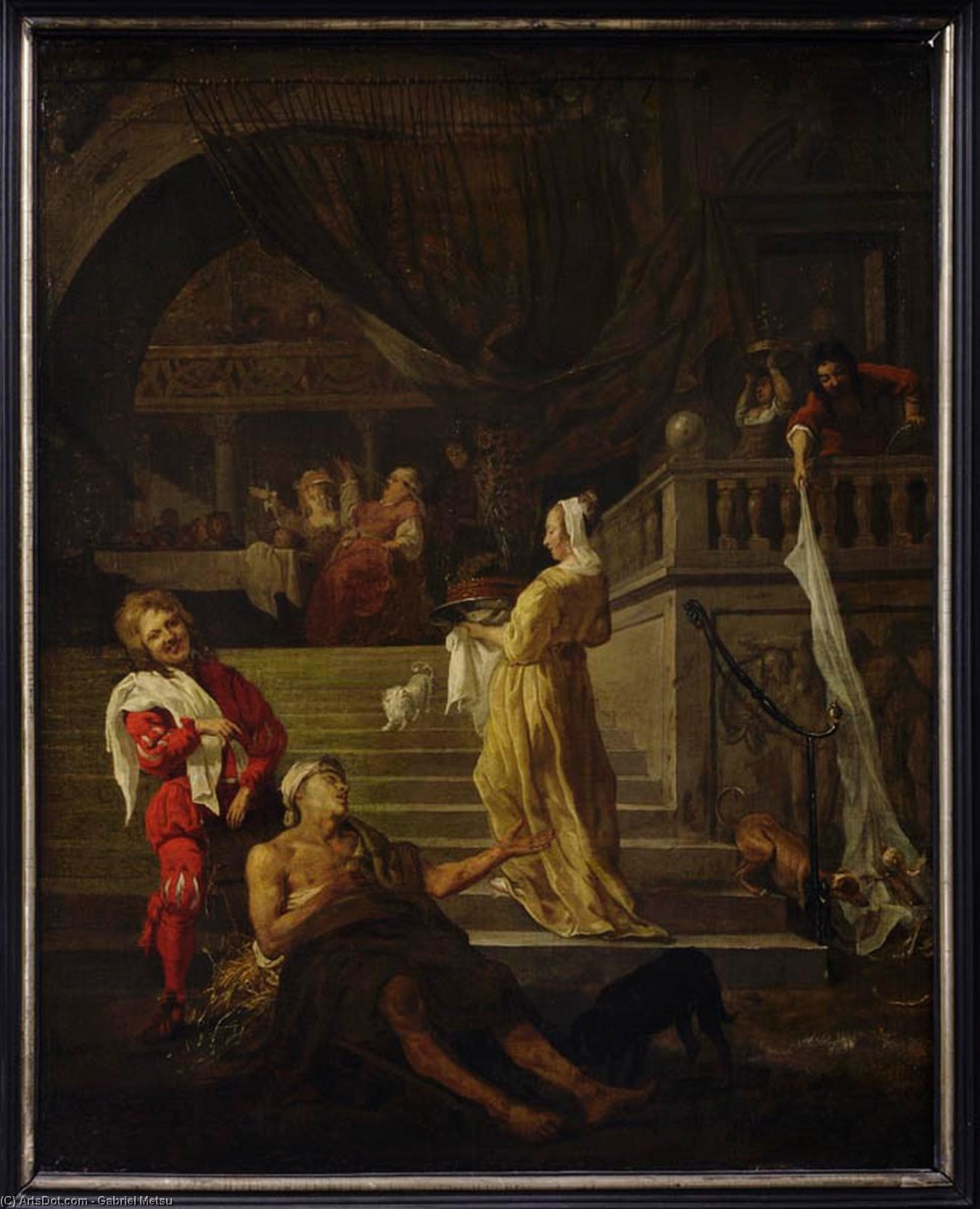 Lazarus And The Rich Man — Gabriel Metsu