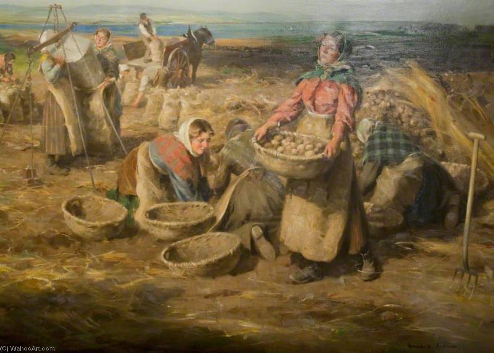 Waling Potatoes — William Marshall Brown