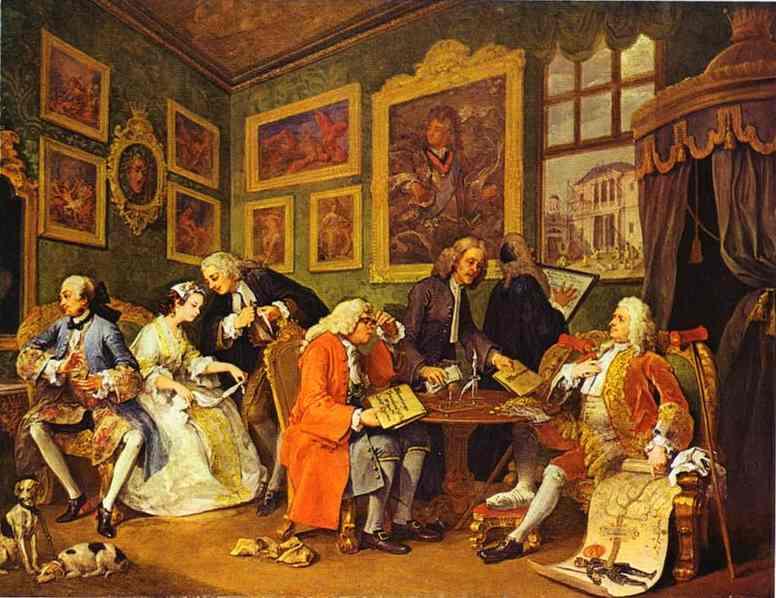 The Marriage Contract — Хогарт