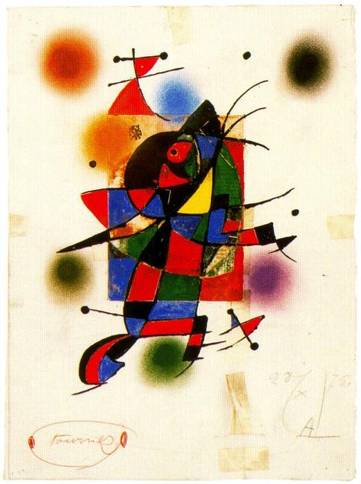 Maqueta A De La Sèrie Gaudí — Joan Miró