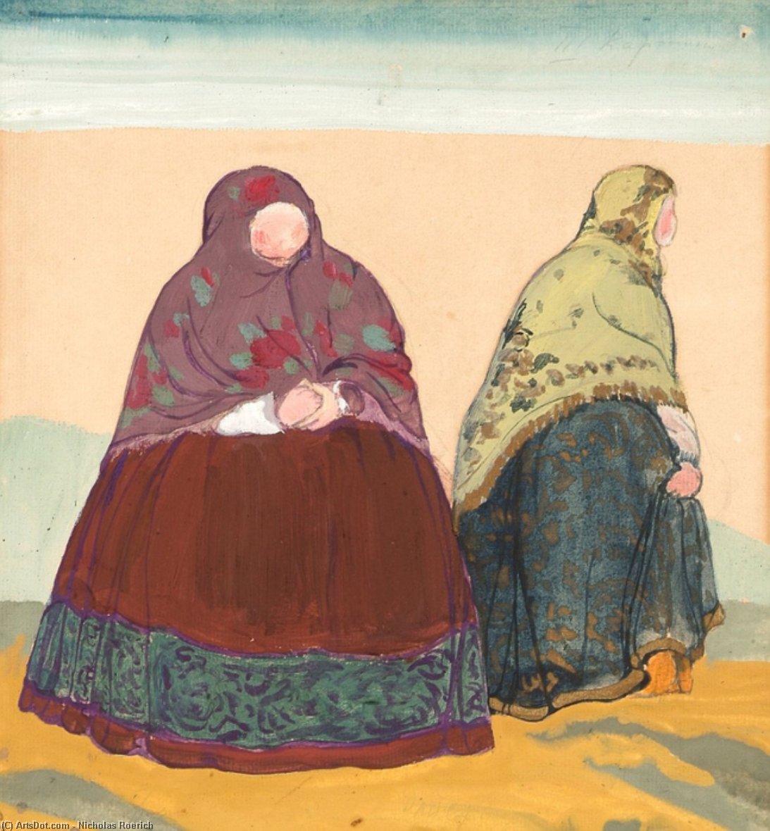 Costume Design For Rimsky-korsakov’s Opera ''the Tale Of Tsar Saltan'' — Nicholas Roerich