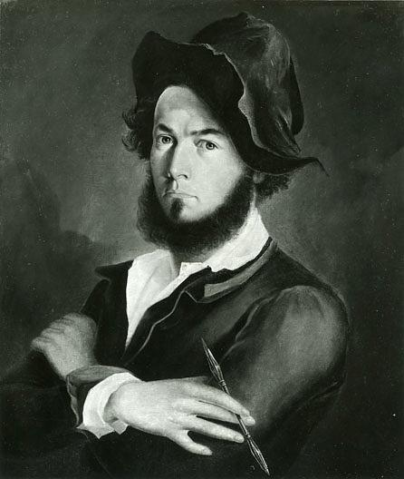 Self Portrait, (painting) — Frederick E Cohen