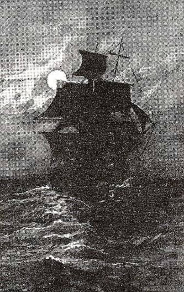 Sailing Ship, (painting) — Charles Marion Russell