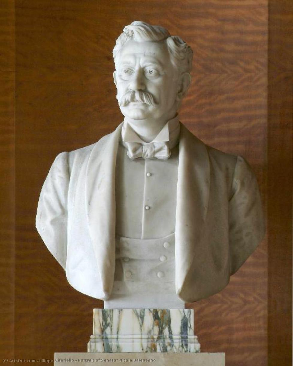 Portrait Of Senator Nicola Balenzano — Filippo Antonio Cifariello