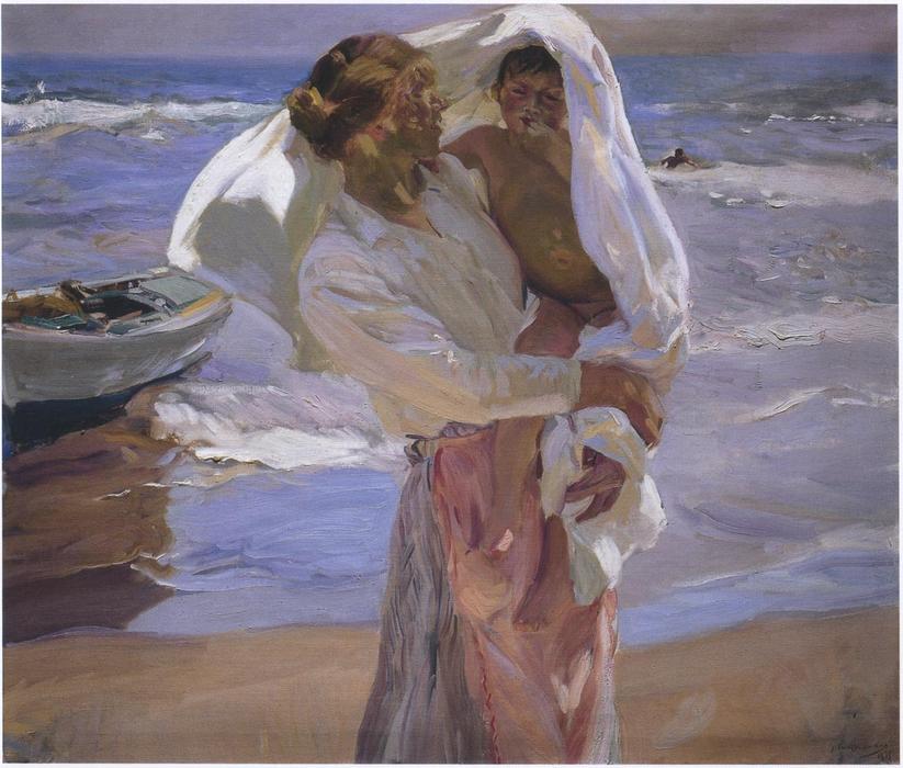 After Bathing, Valencia — Joaquín Sorolla Y Bastida