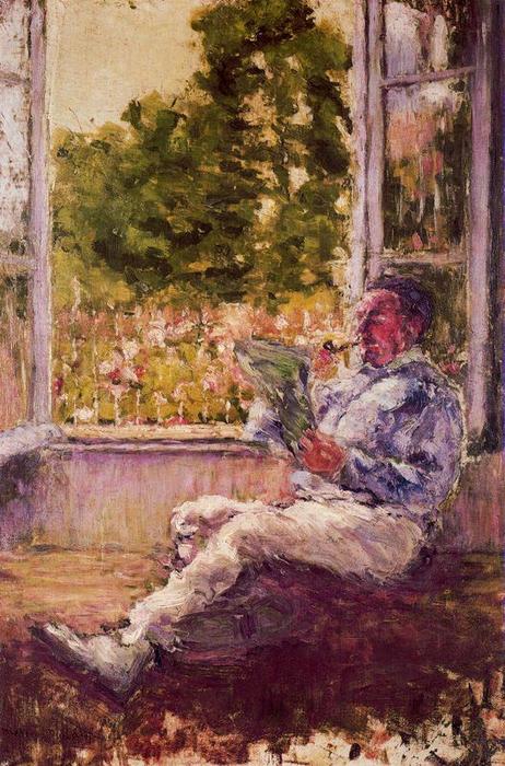 Man Sitting Beside A Window — Марсель Дюшан