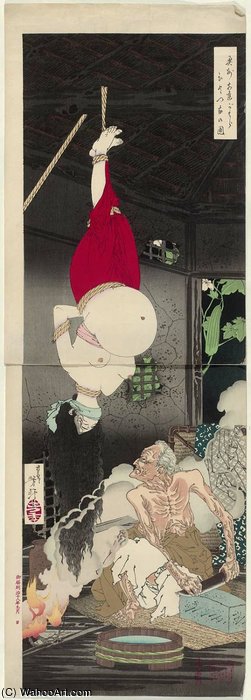 The Lonely House At Adachigahara In Ôshû — Tsukioka Yoshitoshi