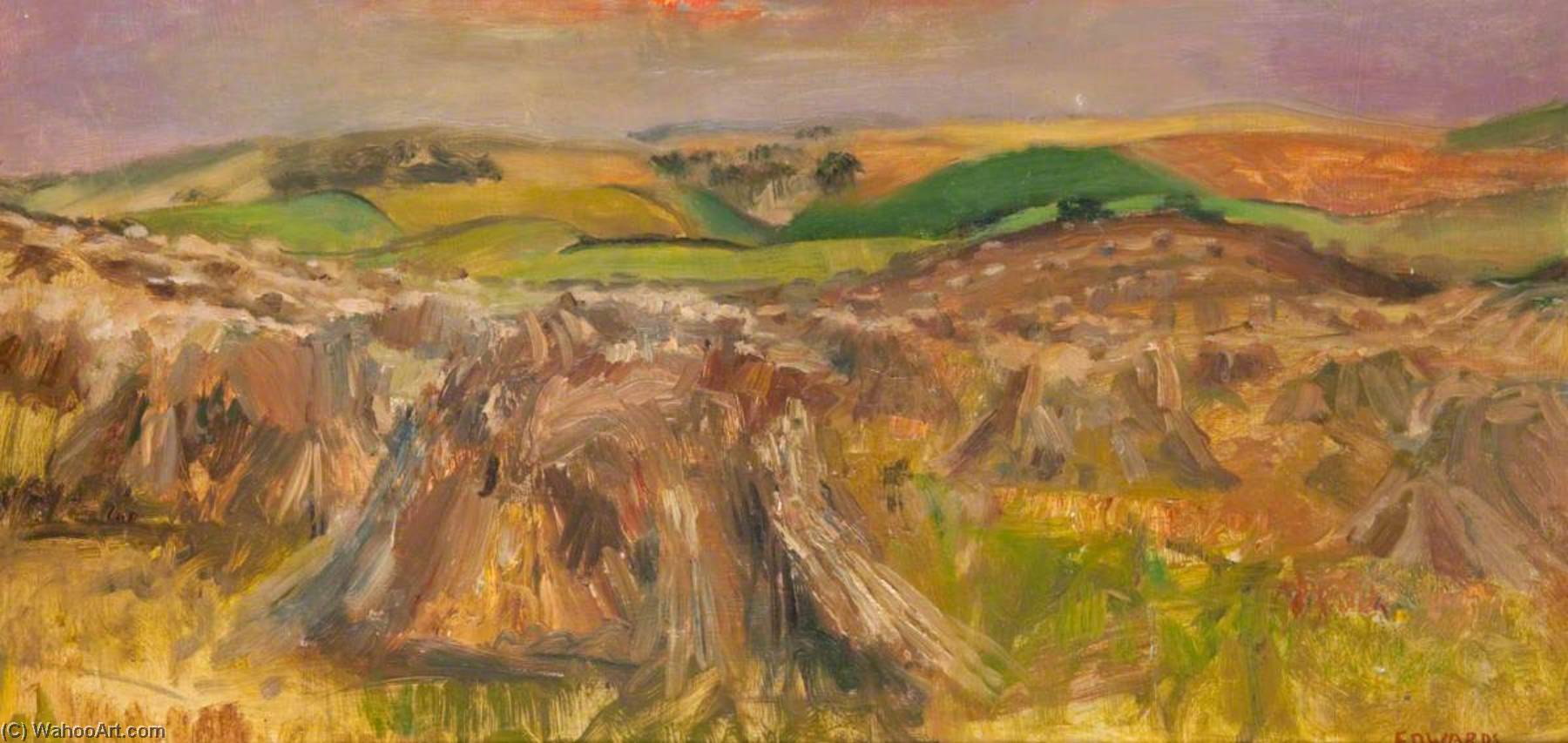 Cornfields — Joseph Byres Edwards
